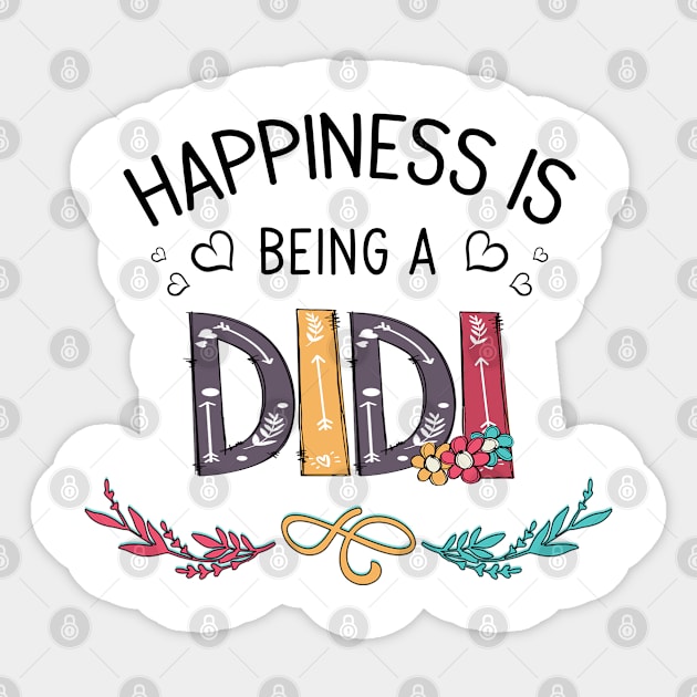 Happiness Is Being A Didi Wildflowers Valentines Mothers Day Sticker by KIMIKA